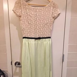 Vintage Marc Jacobs Couture Lace and Silk Dress